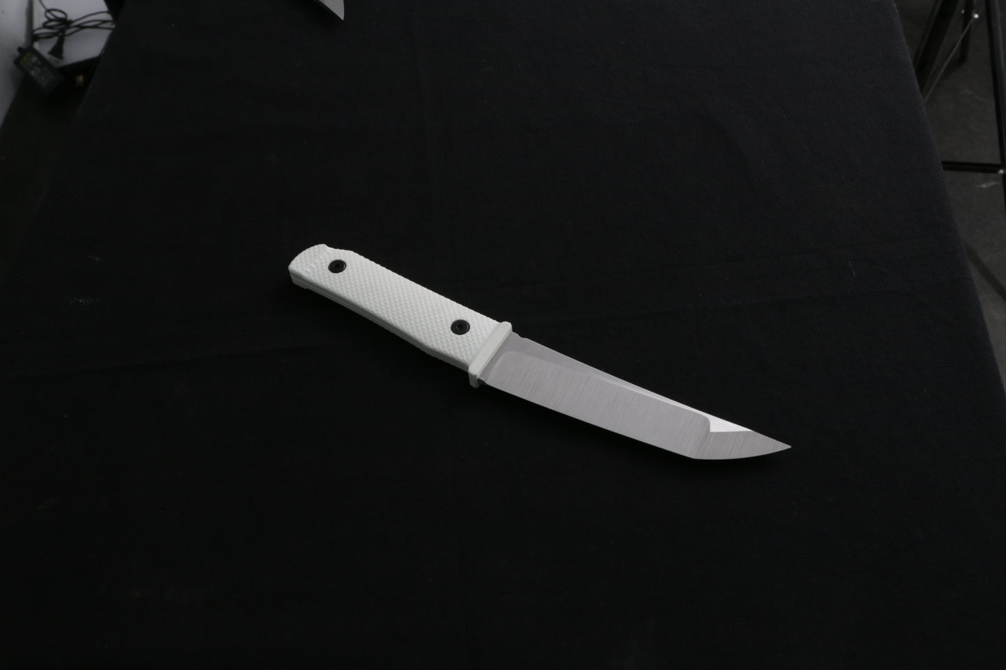 Knife on a dark surface