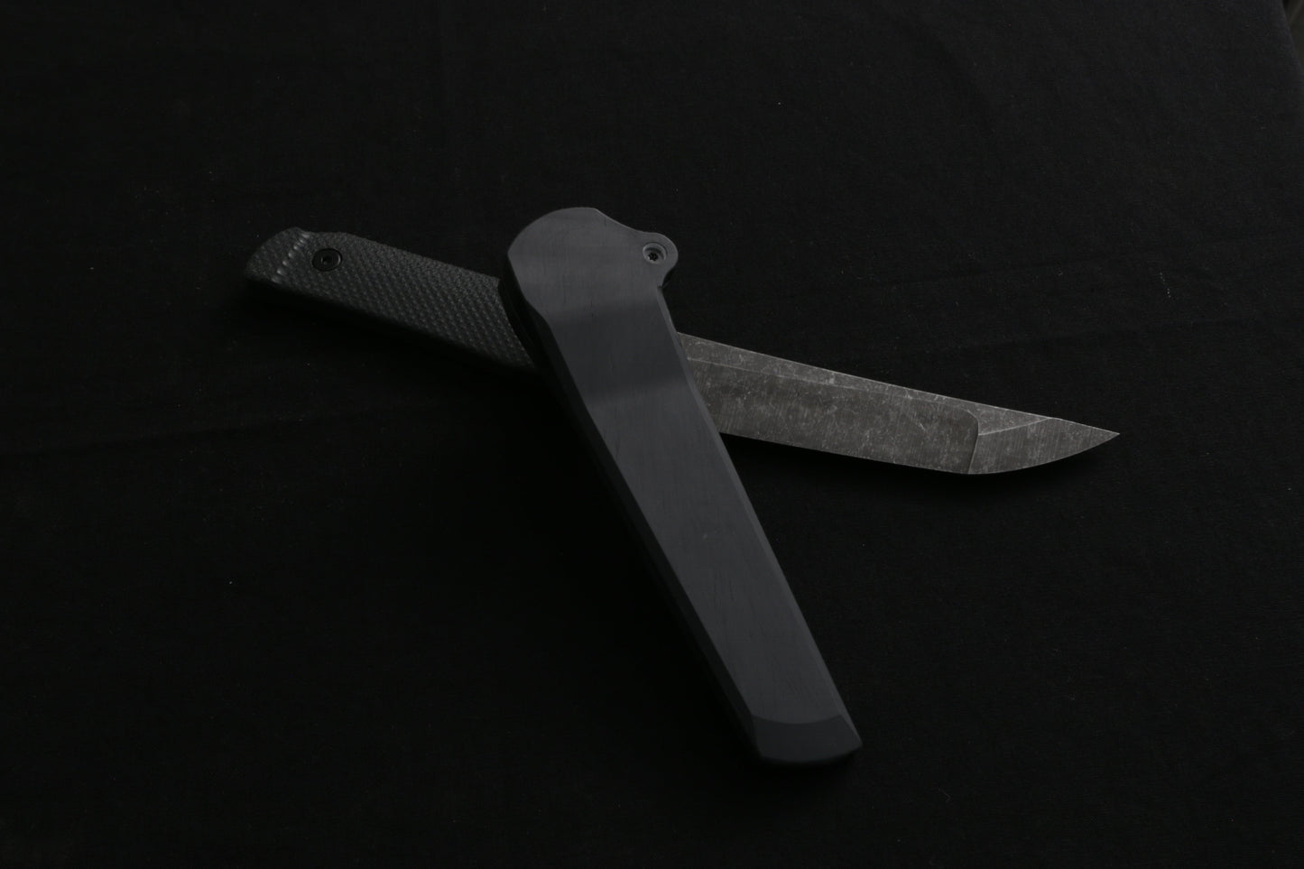 Knife on a dark surface