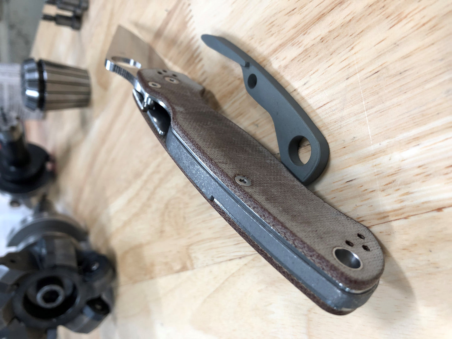 SpyderCo PM2 Custom backspacer Cru-Wear/Micarta Version