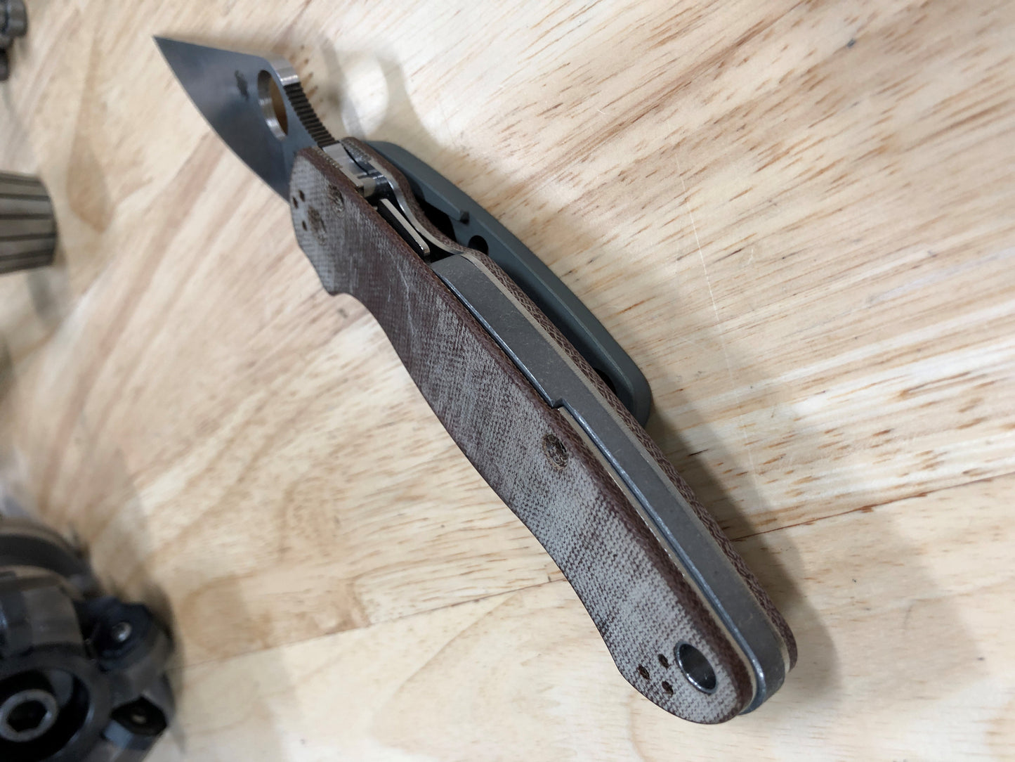 SpyderCo PM2 Custom backspacer Cru-Wear/Micarta Version