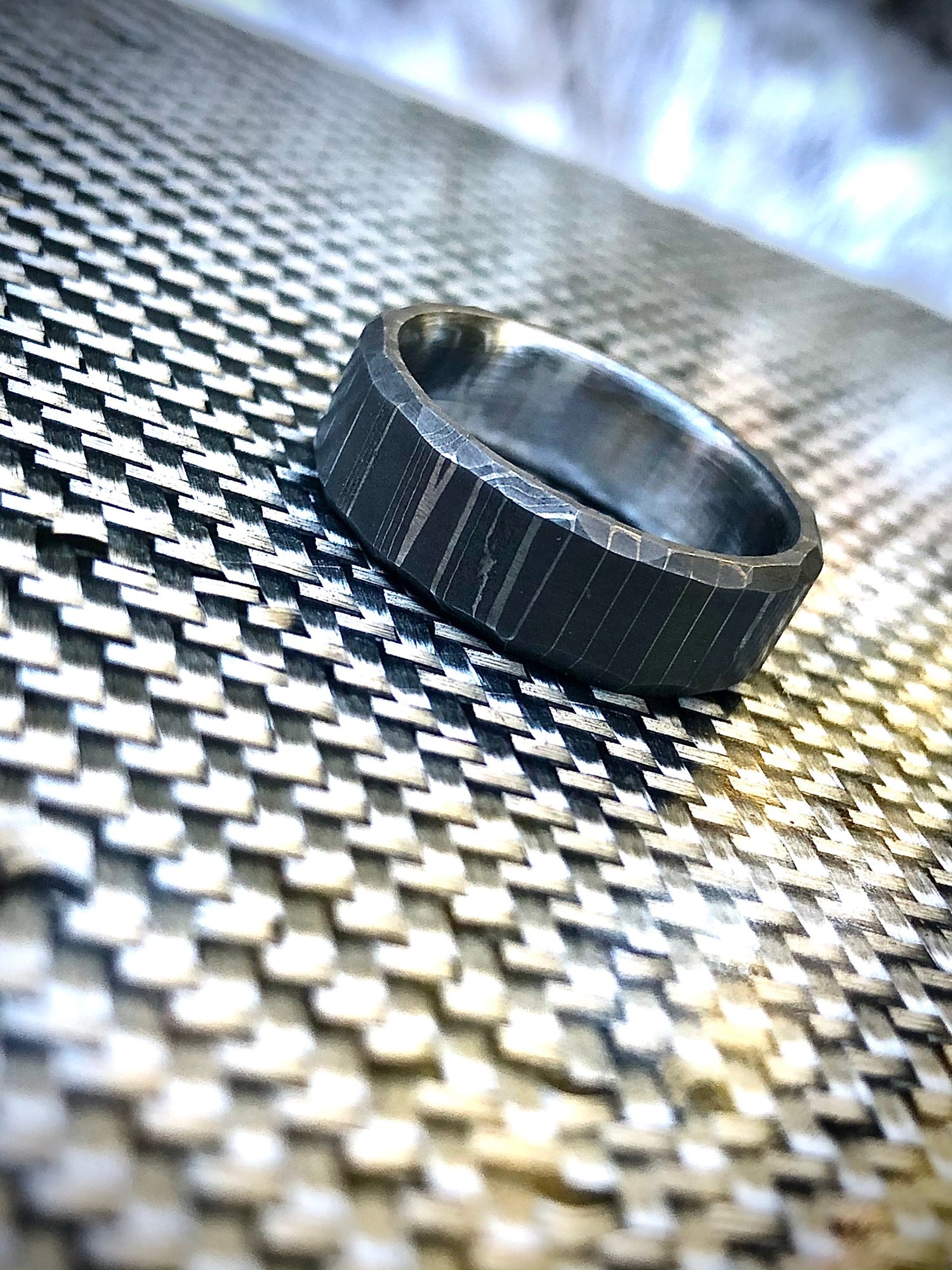 Artisan Wearables: Damascus & Titanium Creations