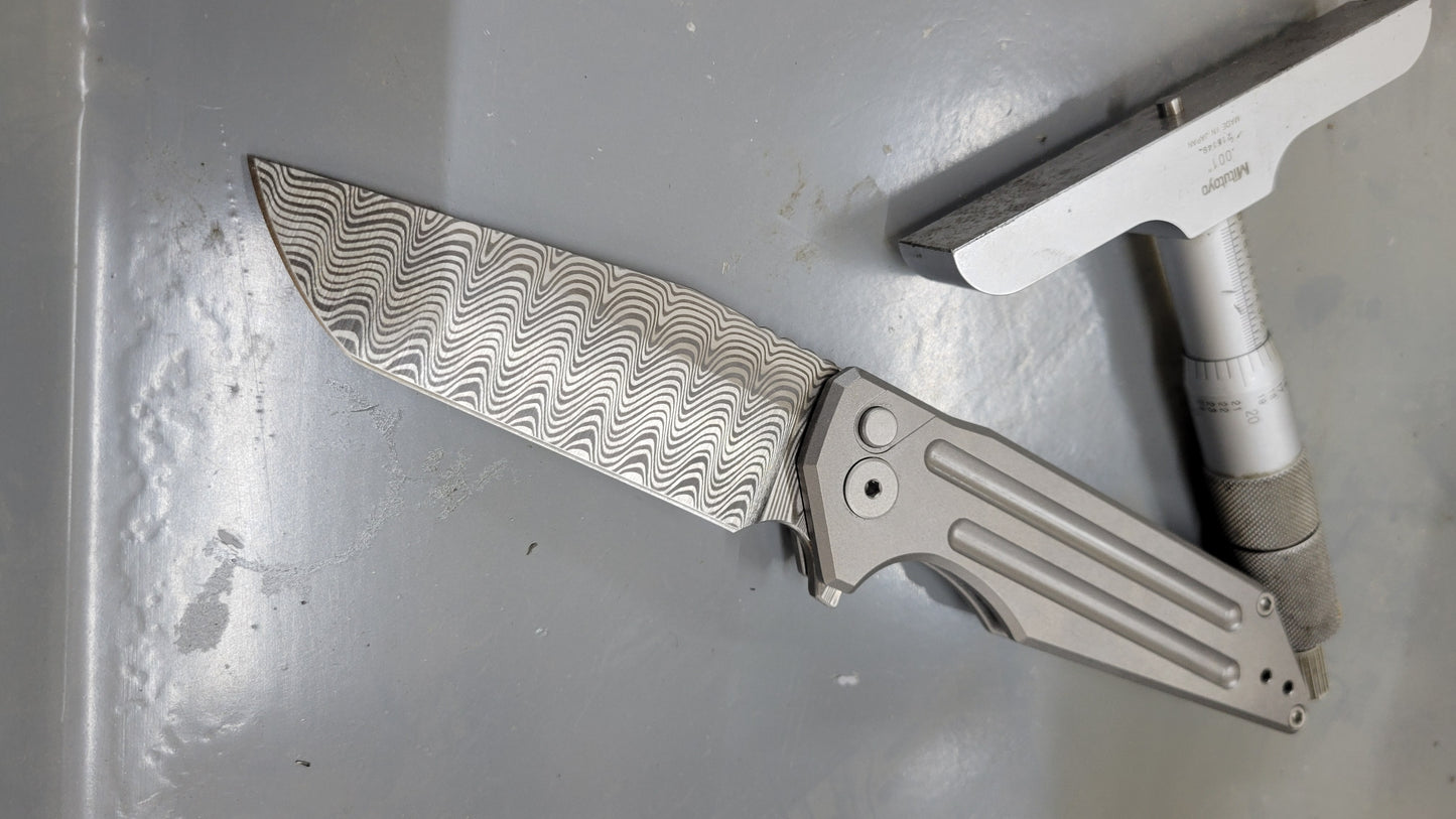 Relentless Custom Damasteel fullers