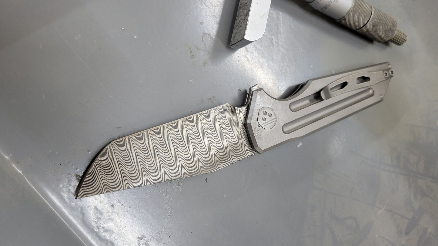 Relentless Custom Damasteel fullers