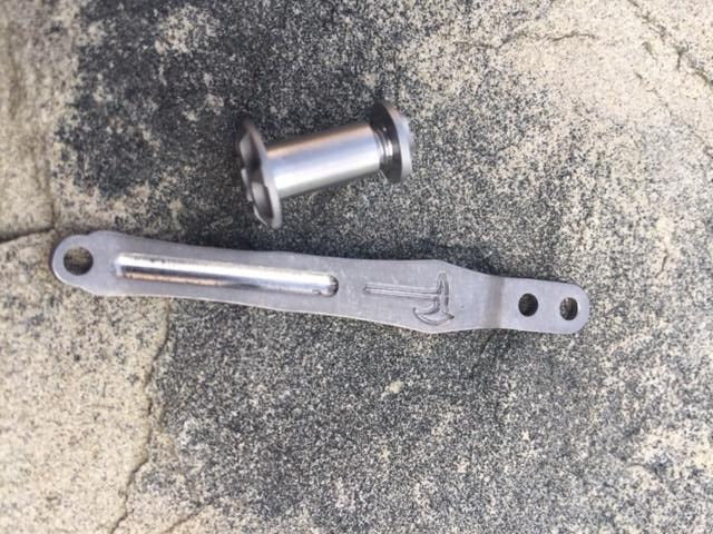 Pocket Clip / Pivot Package, Custom, Stonewash