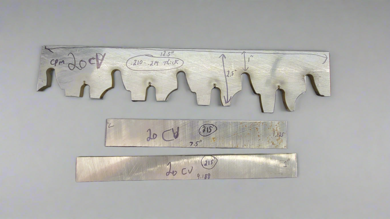 CPM 20CV steel remnants 