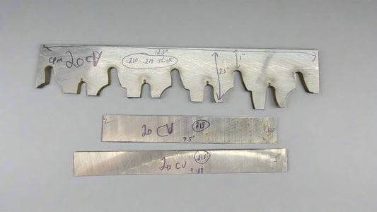 CPM 20CV steel remnants 