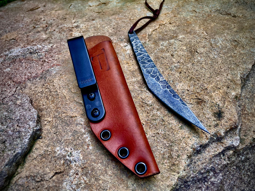 Sweeper Fixed blade Hoback Custom Knives