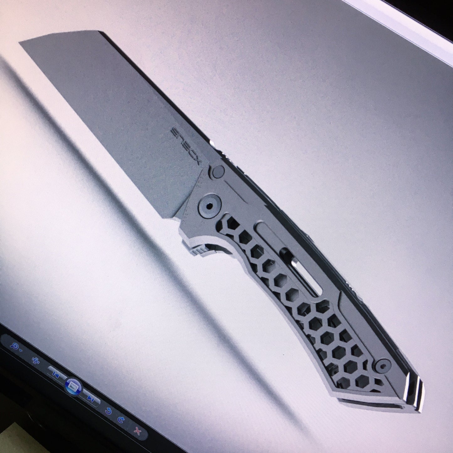 Folding Knife CAD service