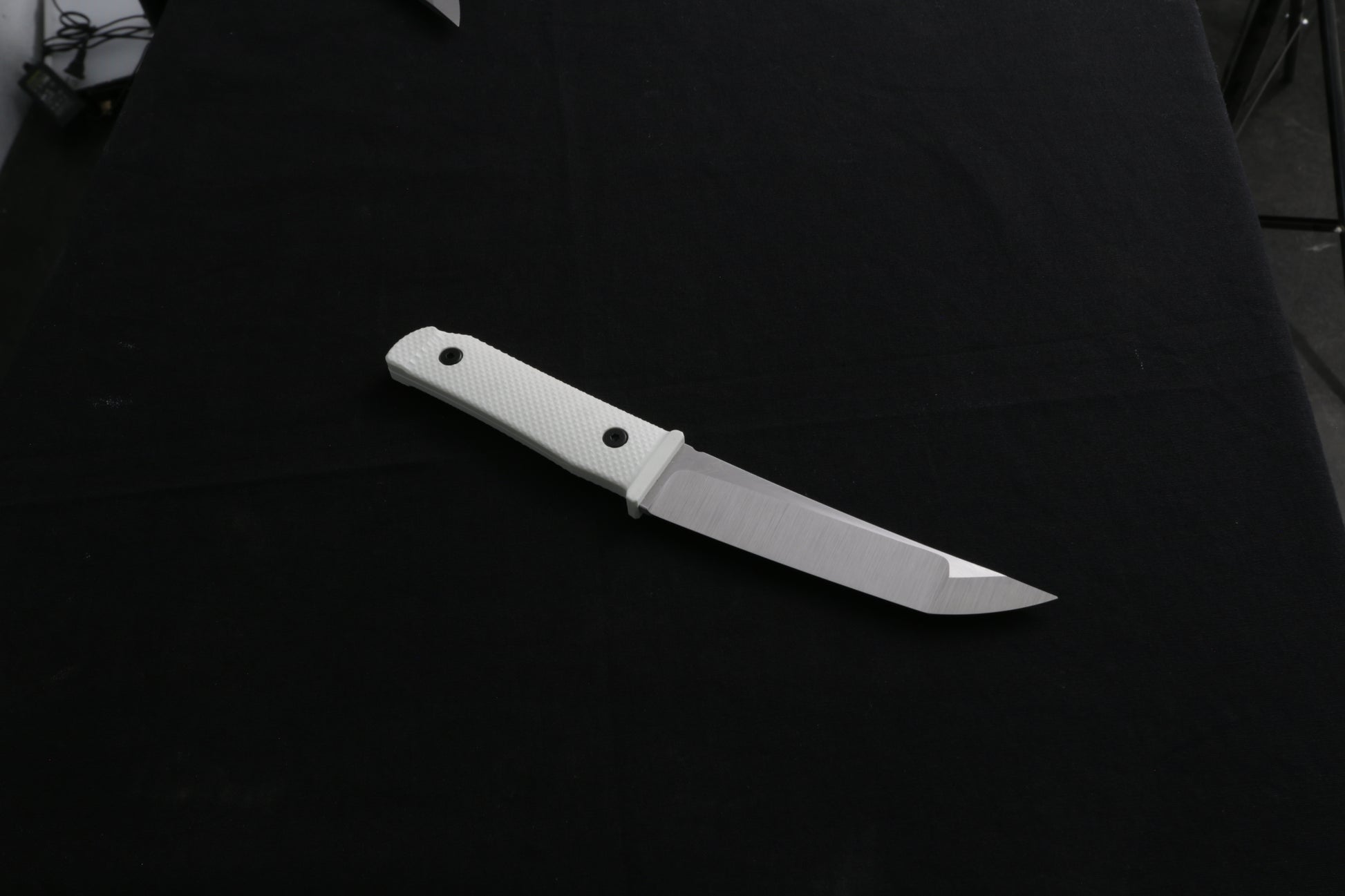 Knife on a dark surface