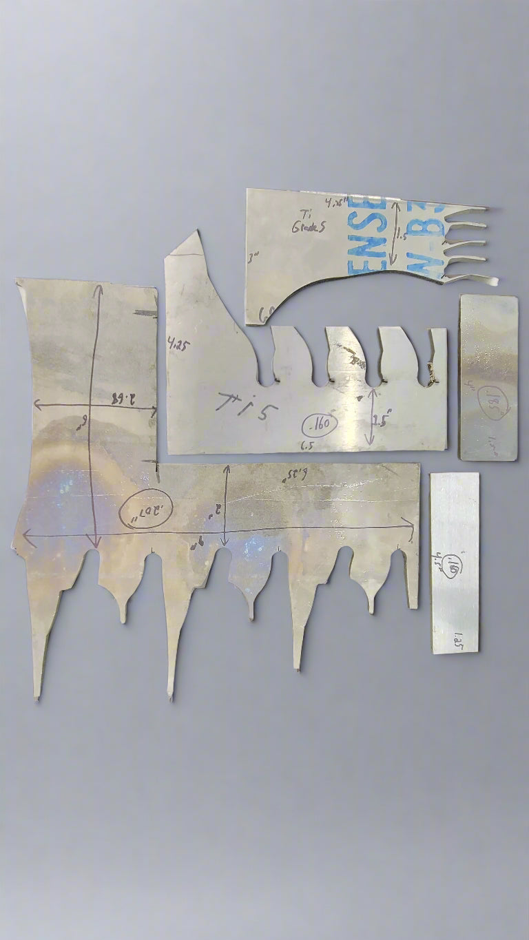 Titanium plate remnants
