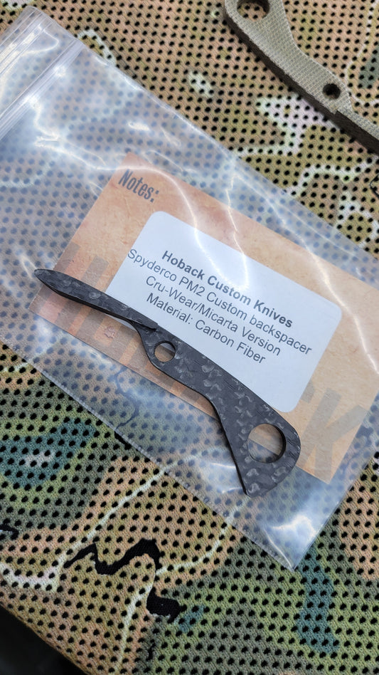 SpyderCo PM2 Custom | backspacer | Cru-Wear/Micarta Version | Carbon Fiber